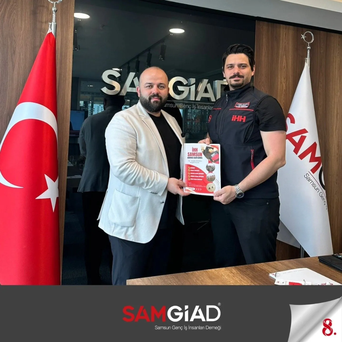 SAMSUN İHH Arama Kurtarma başkanı Yiğit KARA'dan derneğimize ziyareti