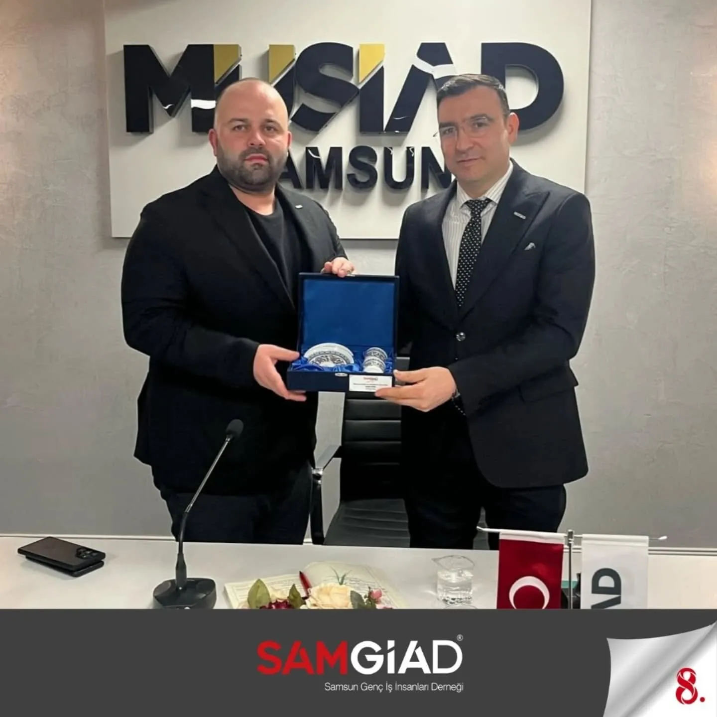 MUSİAD Samsun Şubesi Başkanı olarak seçilen Osman ÖĞÜTEN 'e hayırlı olsun ziyareti