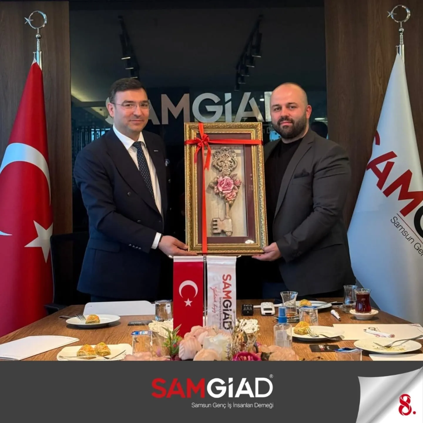 Müstakil Sanayici ve İşadamları Derneği Samsun Şube Başkanı Osman Öğüten ve yönetim kurulu üyeleri derneğimizi ziyaret bulundu